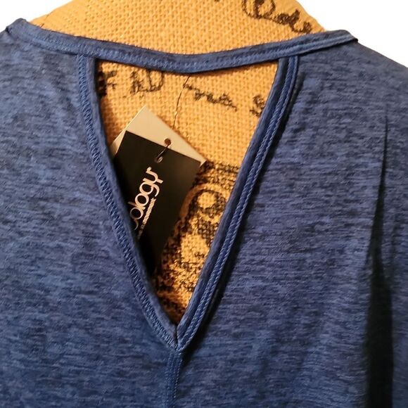 Ideology Women's Plus Size Keyhole-Back Tank Top (Cosmic Cobalt, 2X) - Picture 6 of 8